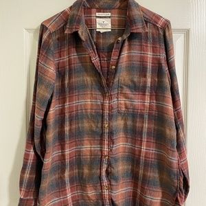 American Eagle Plaid Flannel